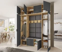 Mobile ingresso 180x231cm moderno con specchi II17