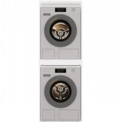 Mobile lavatrice e asciugatrice 64x180 cm bianco opaco MLT3