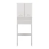 Mobile lavatrice 64x180 cm con mensole bianco opaco MLT5
