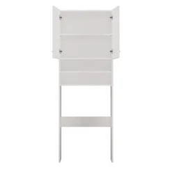 Mobile lavatrice 64x180 cm con mensole bianco opaco MLT5