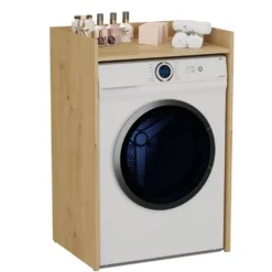 Mobile lavatrice 64x97,5 cm con ripiano rovere MLT1