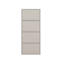 Mobile multiuso 50x119 cm con 4 ante tip-on beige cashmere MMT1