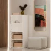 Mobile multiuso 50x119 cm con 4 ante tip-on bianco opaco MMT1