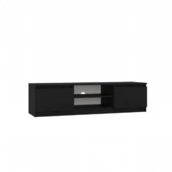 Mobile porta tv moderno 120 cm nero PTVT1