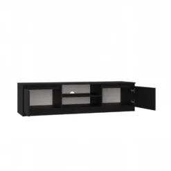 Mobile porta tv moderno 120 cm nero PTVT1