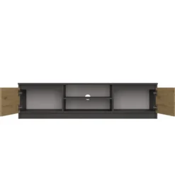 Mobile porta tv moderno 140 cm rovere e antracite PTVT2
