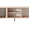 Mobile porta tv moderno con luce LED 153x53cm beige PTVLK5
