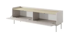 Mobile porta tv moderno 153X50cm beige e rovere chiaro PTVLK12