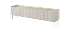 Mobile porta tv moderno 181X50cm beige e rovere chiaro PTVLK13