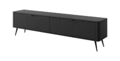 Mobile porta tv moderno 200X51cm nero PTVLK10