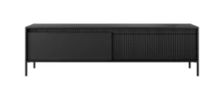 Mobile porta tv moderno 187x53cm nero PTVLK25