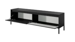 Mobile porta tv moderno 187x53cm nero PTVLK25