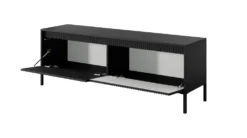 Mobile porta tv moderno 153x53cm nero PTVLK24
