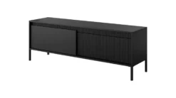Mobile porta tv moderno 153x53cm nero PTVLK24
