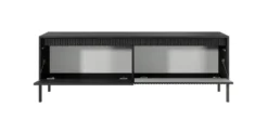 Mobile porta tv moderno 153x53cm nero PTVLK24