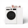 Mobiletto per lavatrice moderno 64x88,5 cm bianco opaco MLT7