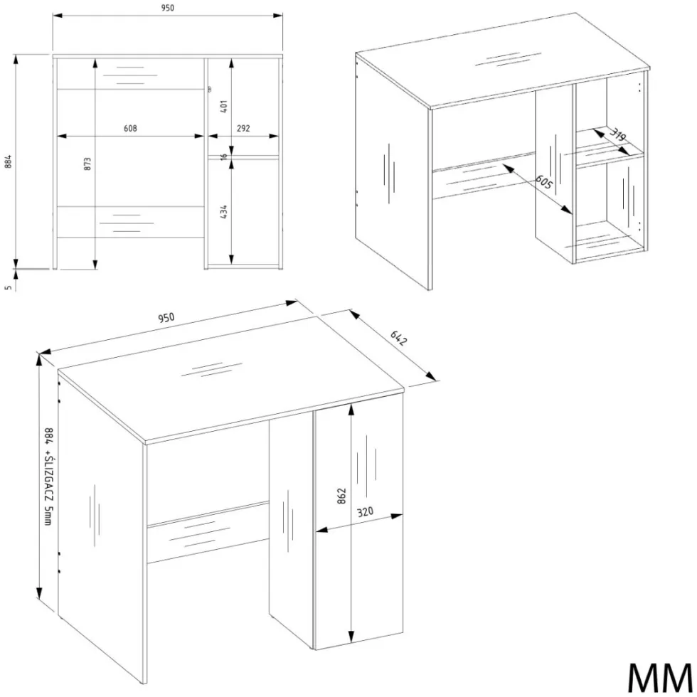Mobiletto per lavatrice moderno 64x88,5 cm bianco opaco MLT7