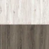 Parete attrezzata angolare rovere e bianco SU18