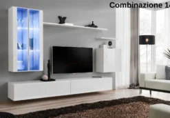 Parete attrezzata con led PAP56