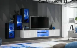 Parete attrezzata con led PAP68