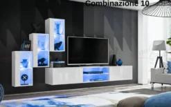 Parete attrezzata con led PAP68