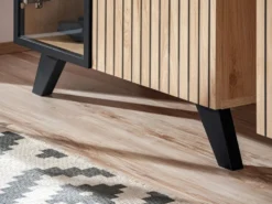 Parete attrezzata moderna con stampa a strisce 320x192 PAP146