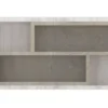 Parete attrezzata modulare con 4 mensole in rovere scuro e rovere bianco SG29