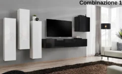 Parete attrezzata per tv sospesa PAP47