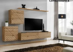 Parete attrezzata per tv sospesa PAP49