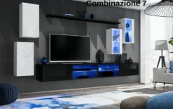 Parete attrezzata porta tv sospesa PAP71