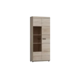 Parete attrezzata soggiorno moderna 298x194 rovere chiaro PALK6