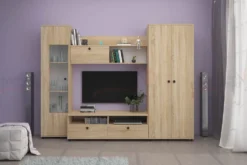 Parete attrezzata soggiorno moderna PAMG2