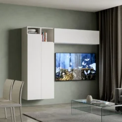Parete attrezzata soggiorno sospesa ISKA21