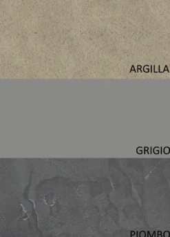 Parete attrezzata soggiorno 260x190 cm piombo, argilla e grigio PAL47