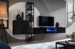 Parete attrezzata sospesa moderna PAP78