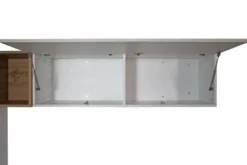 Parete soggiorno moderna con pensili a cubo ISKA109