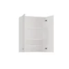 Pensile bagno moderno 64x90 cm con 4 ripiani bianco opaco PBT5