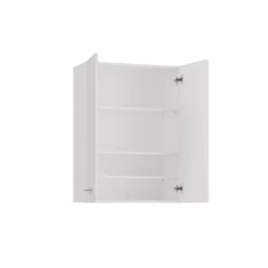 Pensile bagno moderno 64x90 cm con 4 ripiani bianco opaco PBT5
