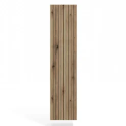Pensile bagno sospeso 31x135 cm con anta battente rovere antico PBT4
