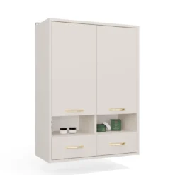 Pensile bagno sospeso 66x90x30 cm a doppia anta cashmere PBT2