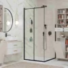 Pensile bagno sospeso 34x90x30 cm con anta battente cashmere PBT3