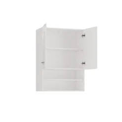 Pensile bagno sospeso 64x90x30 cm doppia anta bianco lucido PBT6