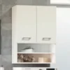 Pensile bagno sospeso 64x90x30 cm doppia anta bianco opaco PBT6