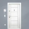 Porta Blindata Bianca Laminata 92x200 PL7