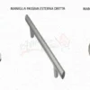 Porta Blindata Bianca Laminata 92x200 PL2