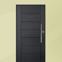 Porta blindata da esterno acciaio INOX in vetroresina e laminato diversi colori 90x210 PB234