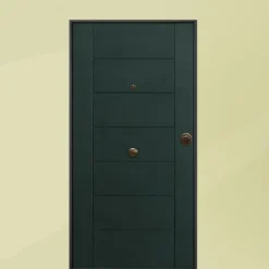 Porta blindata da esterno acciaio INOX in vetroresina e laminato diversi colori 90x210 PB234