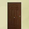 Porta blindata da esterno Classe 4 in vetroresina noce e laminato diversi colori 80/85/90x210 PB209