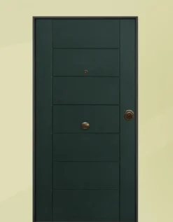 Porta blindata da esterno digitale in vetroresina e laminato diversi colori 90x210 PB312