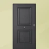 Porta blindata da esterno digitale in vetroresina e laminato noce 90x210 PB307